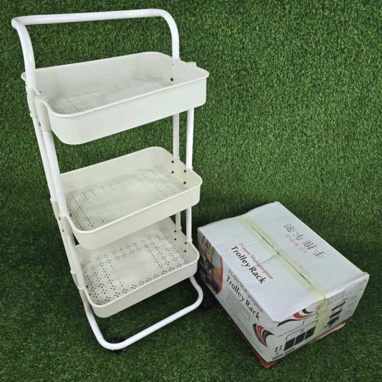 Trolley Rack Point 3 LAYER MULTIPURPOSE TROLLEY RACK - Rabeya Enterprise