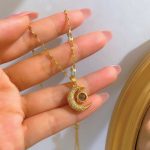 Moon Locket Necklace I love you 100 languages - Image 3