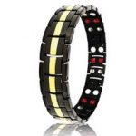 Bracelet Titanium Magnetic Double Row 4 Element - Image 3