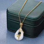 Buddha Stones Jade Oval Pattern Blessing Fortune Necklace Pendant - Image 4