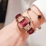 WATCH WIILAA POLYGONAL LEATHER 0811 - Image 3