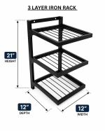 3 Layer Iron Rack - Image 4