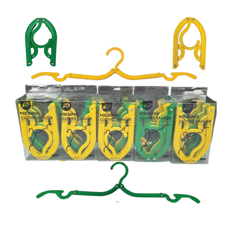 Best Folding Clothes Hanger Set – Foldable Travel Hangers (5 pcs)