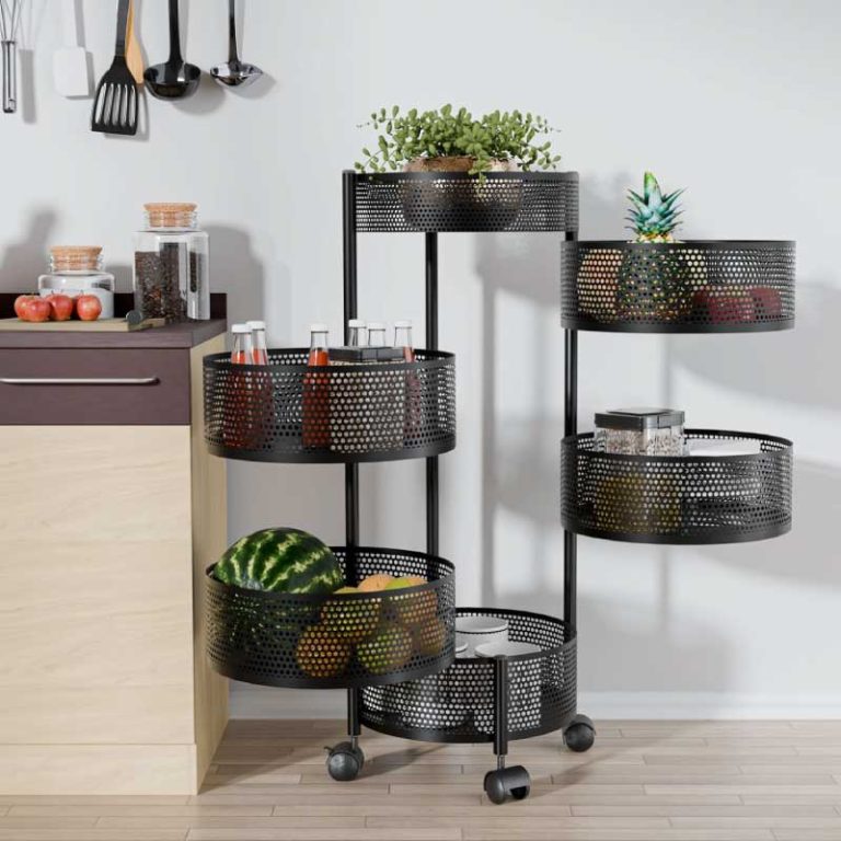 6 Layer Round Shape Kitchen Rack - Rabeya Enterprise