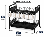 2 Layer Dish Rack - Image 4
